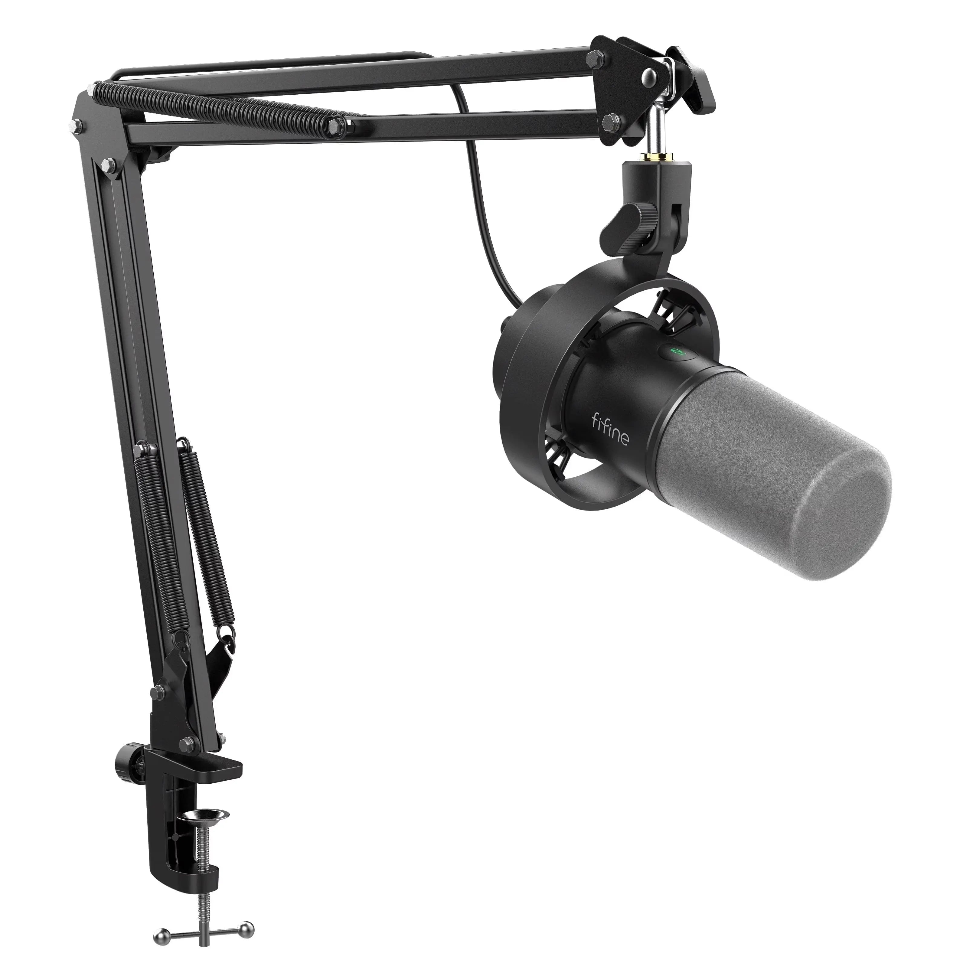 FIFINE K688 Neo Dynamic USB/XLR Podcast Microphone – Perfect for Streaming, Gaming, and Music Recording with Mute & Monitor Features