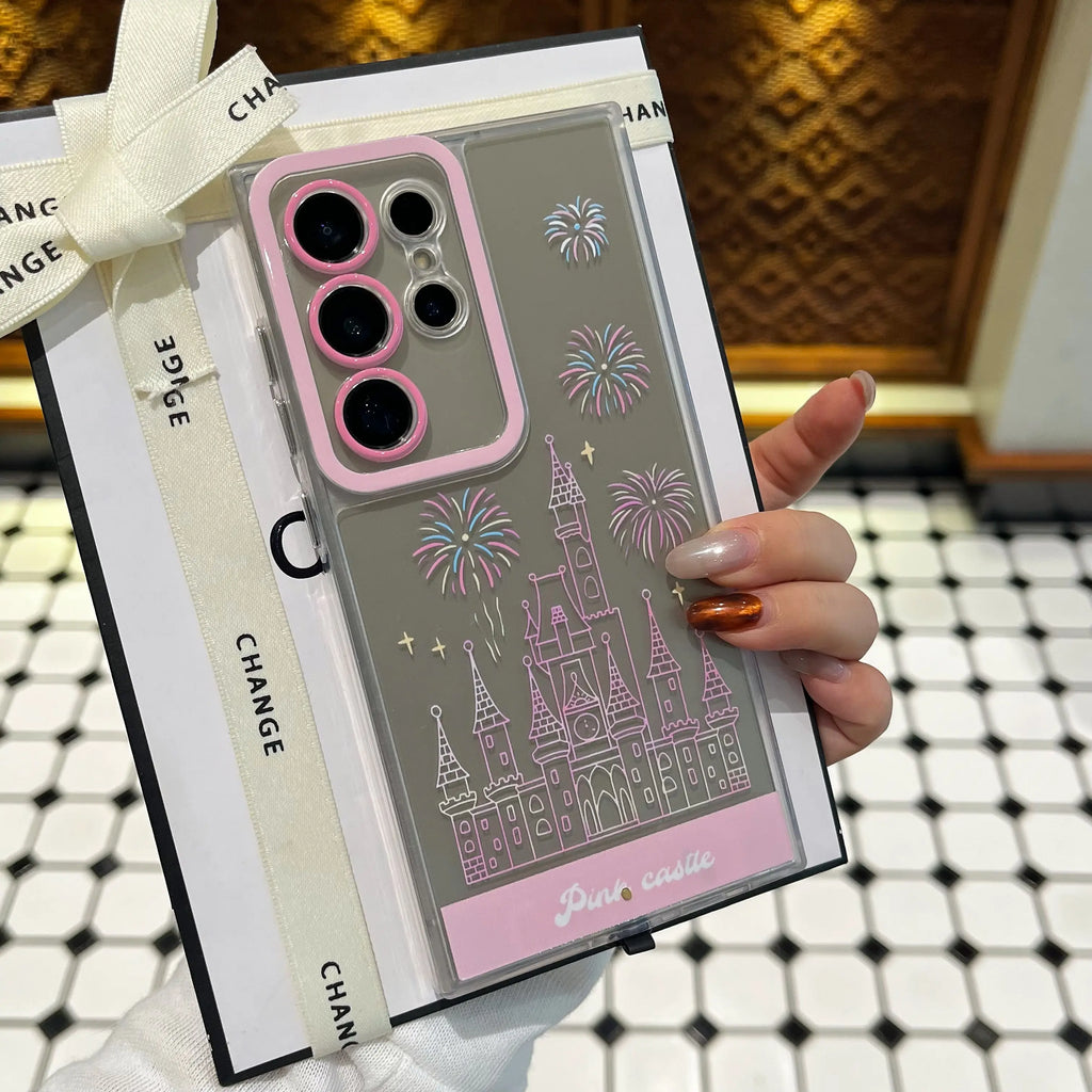 Illuminate your Samsung Galaxy with our Fantasy Castle Fireworks LED Case! 🎆✨ Shockproof & stylish for everyday adventures! #SamsungGalaxy #PhoneCase #LEDDesign