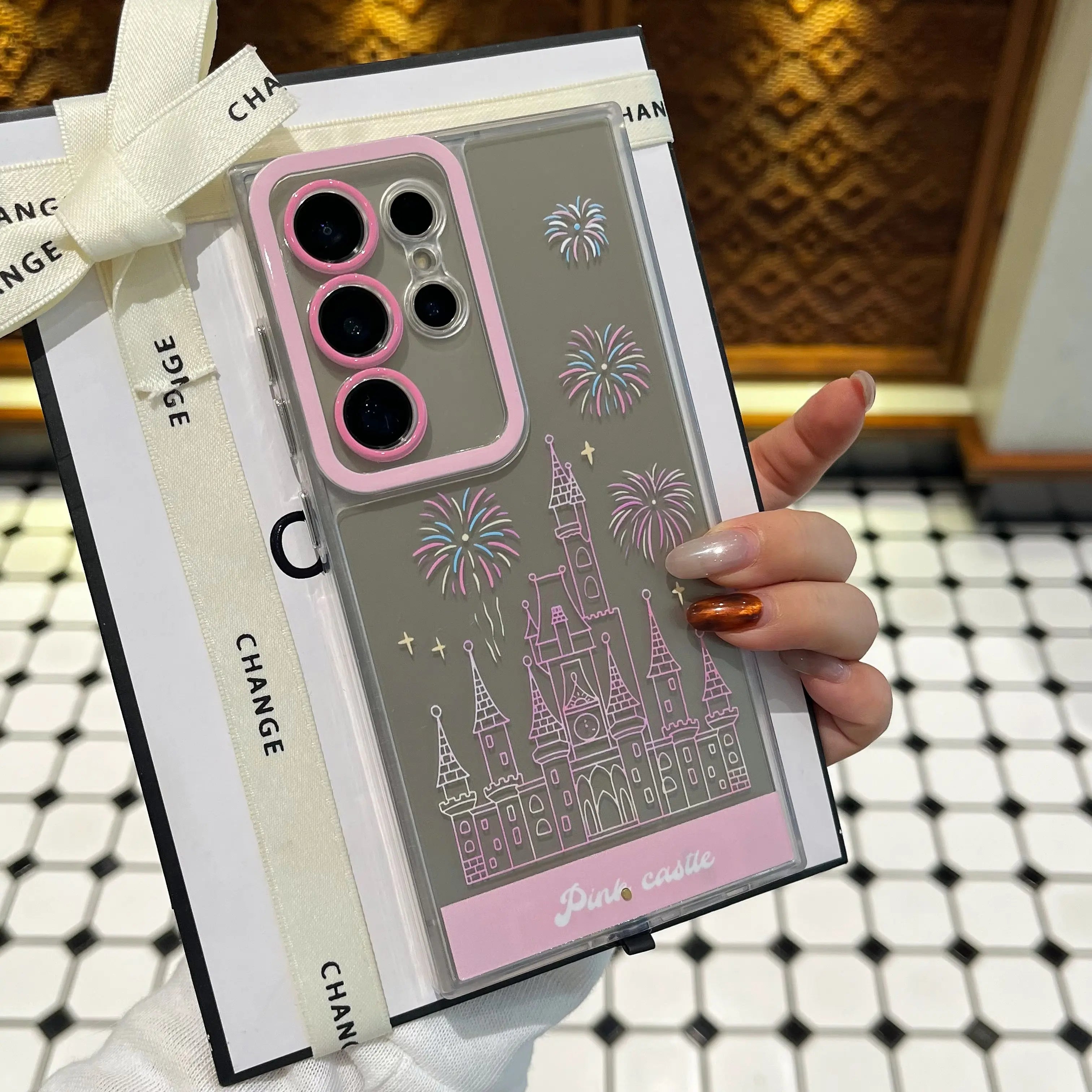 Illuminate your Samsung Galaxy with our Fantasy Castle Fireworks LED Case! 🎆✨ Shockproof & stylish for everyday adventures! #SamsungGalaxy #PhoneCase #LEDDesign