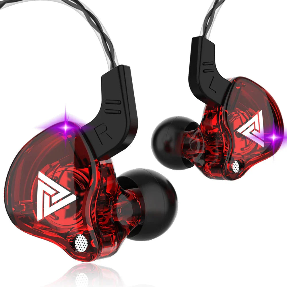 QKZ AK6 HiFi Wired Earphones - Premium Sound Quality Gaming Headset with Powerful Bass - Affordable Earbuds for Gamers