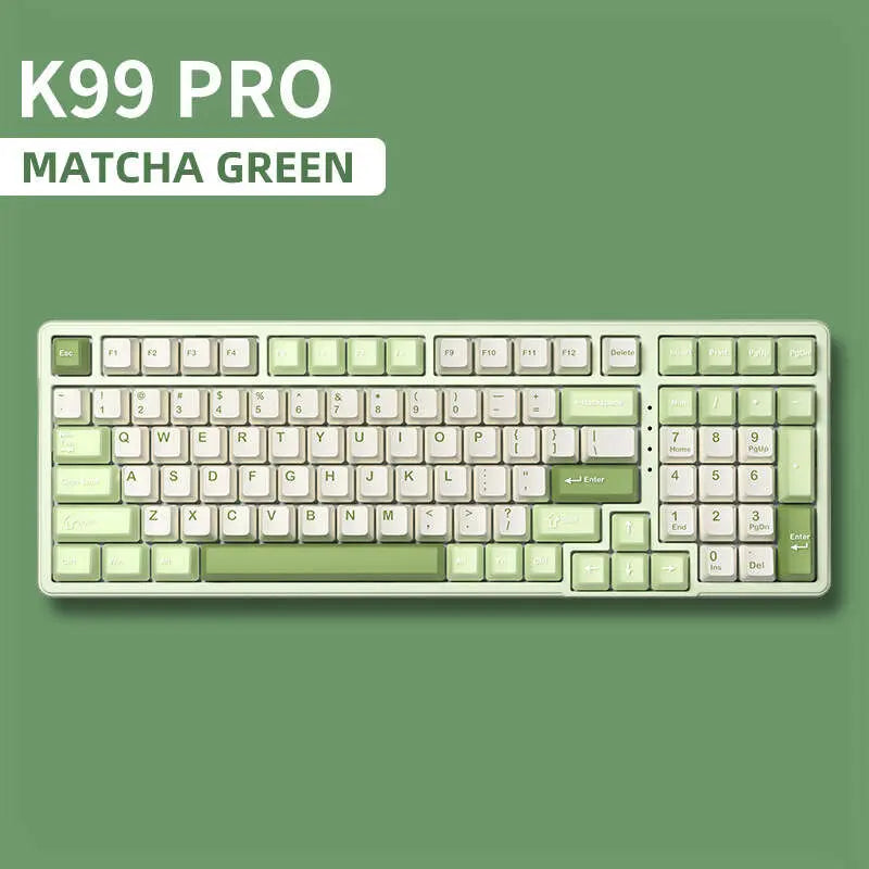 Unleash Your Style with the FURYCUBE K99 Pro Wireless Mechanical Keyboard! 🎮✨ Perfect for Career Women - RGB PBT Keycaps & Hot-Swappable! #TiktokShop #GlowUp