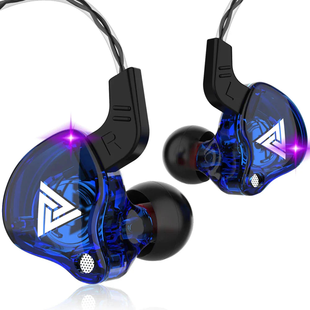 QKZ AK6 HiFi Wired Earphones - Premium Sound Quality Gaming Headset with Powerful Bass - Affordable Earbuds for Gamers