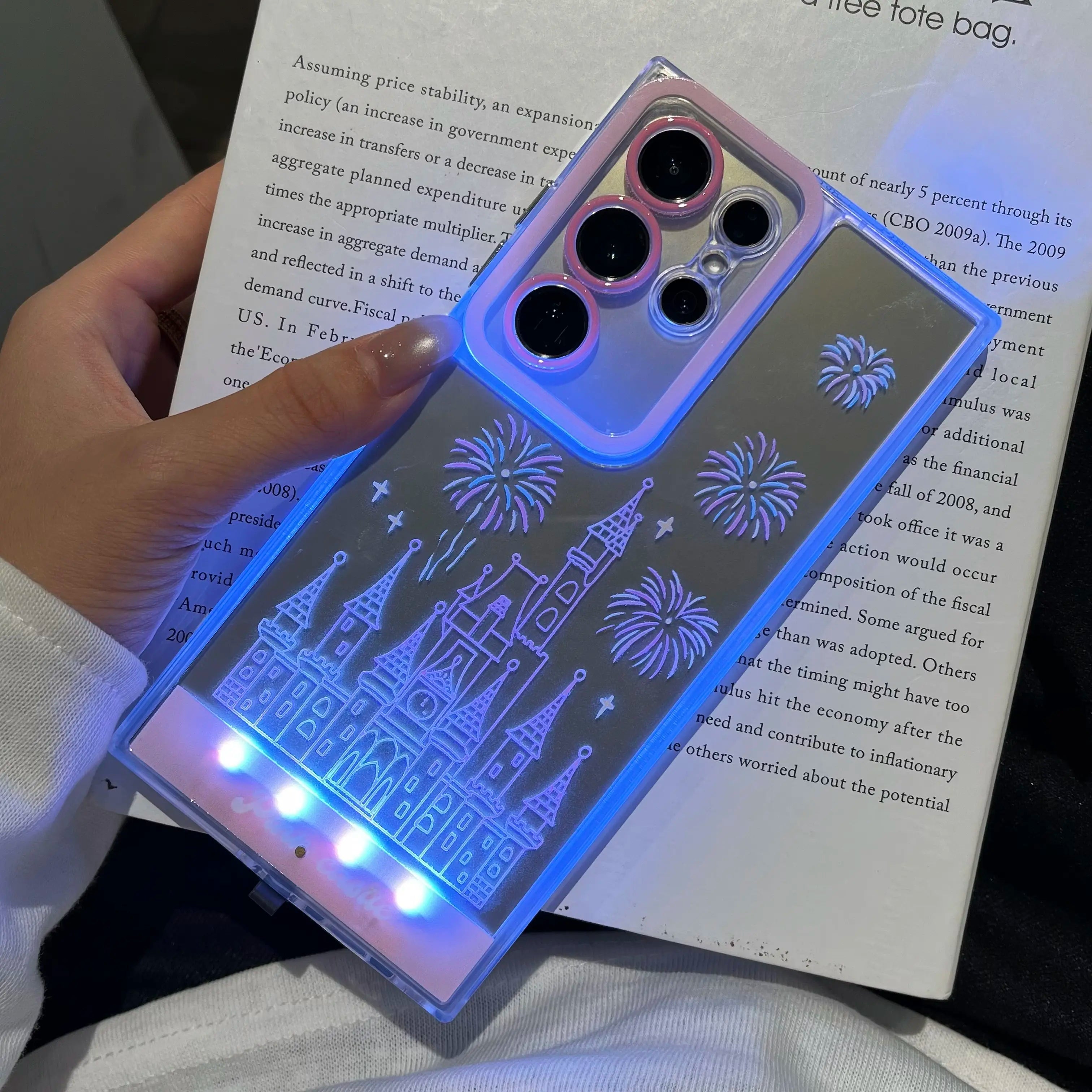 Illuminate your Samsung Galaxy with our Fantasy Castle Fireworks LED Case! 🎆✨ Shockproof & stylish for everyday adventures! #SamsungGalaxy #PhoneCase #LEDDesign