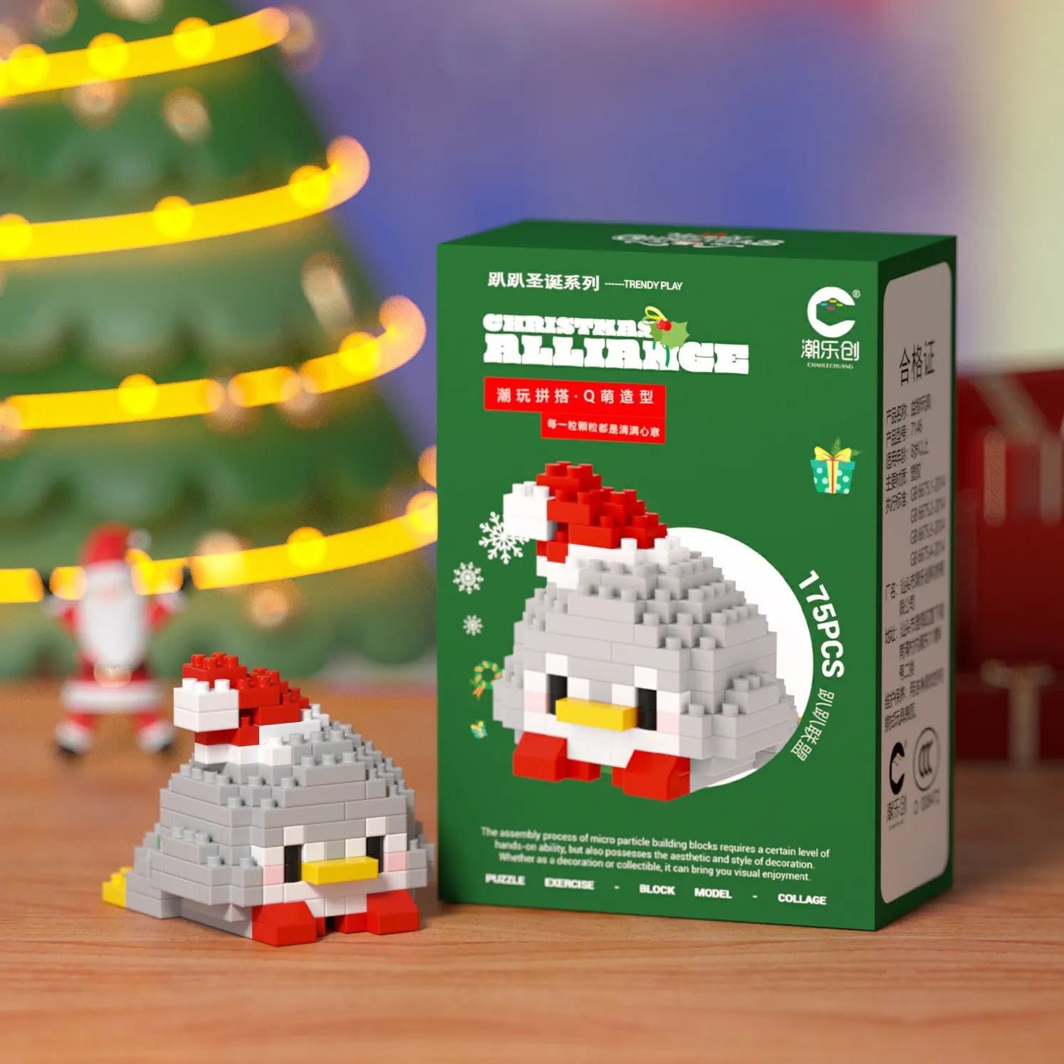 Creative Building Blocks for Stylish Home Decor - DIY Desktop Model Kit & Birthday Gift Idea