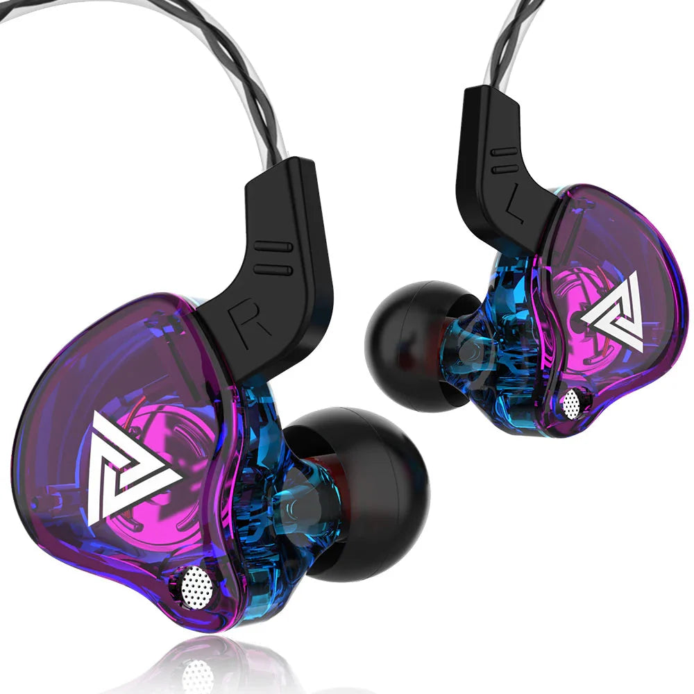 QKZ AK6 HiFi Wired Earphones - Premium Sound Quality Gaming Headset with Powerful Bass - Affordable Earbuds for Gamers