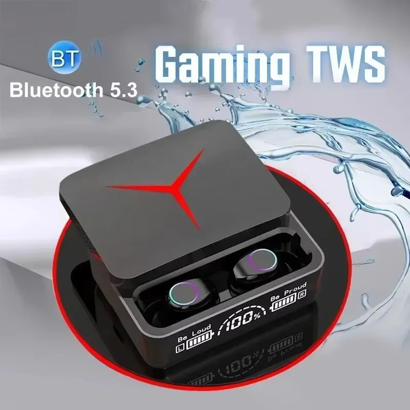 M90 Wireless Headphones TWS Bluetooth Earphones Touch Control Sport Earbuds Hifi Stereo Gaming Headset with Mic for Smartphone