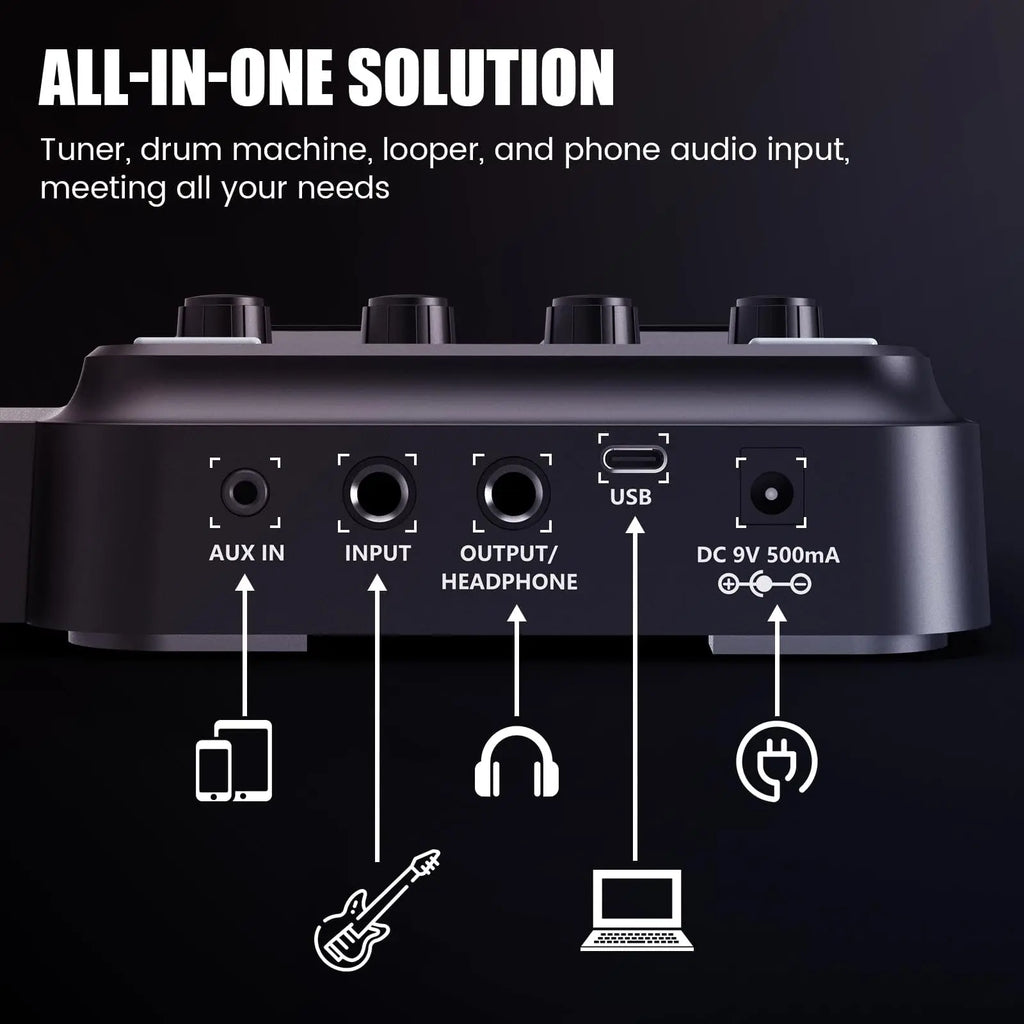 Unleash Your Sound with the Flatsons-Kmf-1: 77 Effects, 50 Presets, and More! 🎸✨ #GuitarPedal #MusicGear
