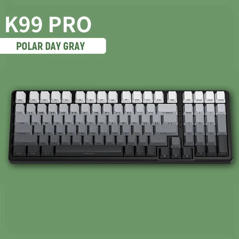 Unleash Your Style with the FURYCUBE K99 Pro Wireless Mechanical Keyboard! 🎮✨ Perfect for Career Women - RGB PBT Keycaps & Hot-Swappable! #TiktokShop #GlowUp