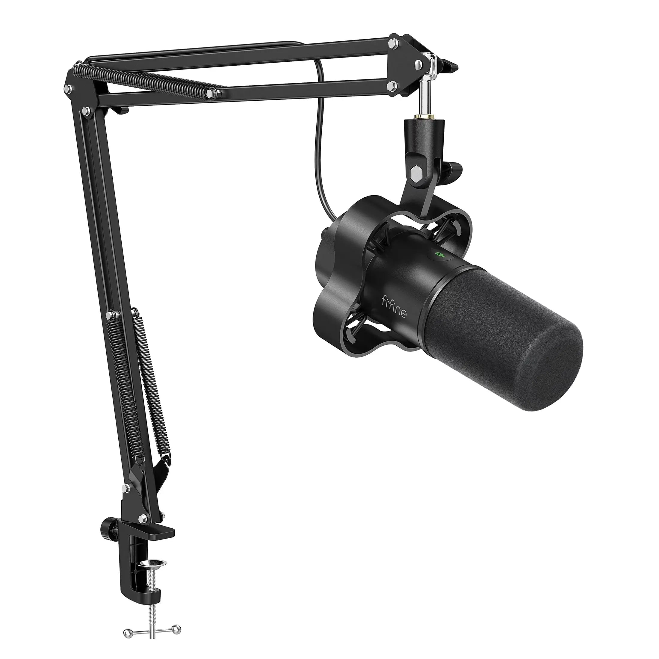 FIFINE K688 Neo Dynamic USB/XLR Podcast Microphone – Perfect for Streaming, Gaming, and Music Recording with Mute & Monitor Features