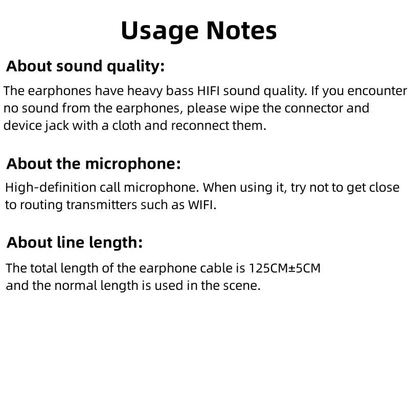 Hi-Fi 3D Stereo Noise Cancelling In-Ear Earphones with Mic - Perfect for Gaming, Gym, and Sports