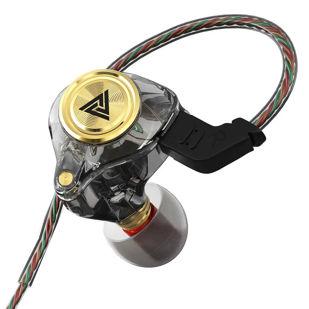 Hi-Fi 3D Stereo Noise Cancelling In-Ear Earphones with Mic - Perfect for Gaming, Gym, and Sports