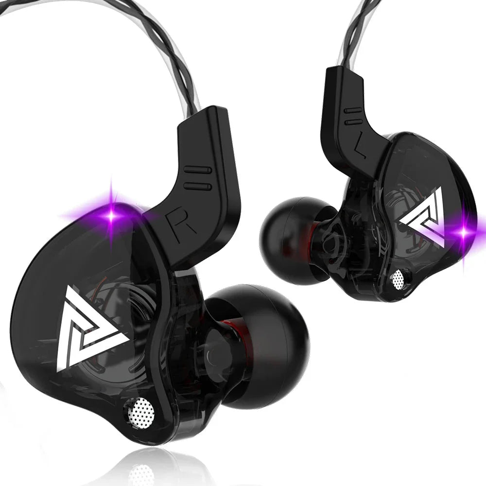 QKZ AK6 HiFi Wired Earphones - Premium Sound Quality Gaming Headset with Powerful Bass - Affordable Earbuds for Gamers