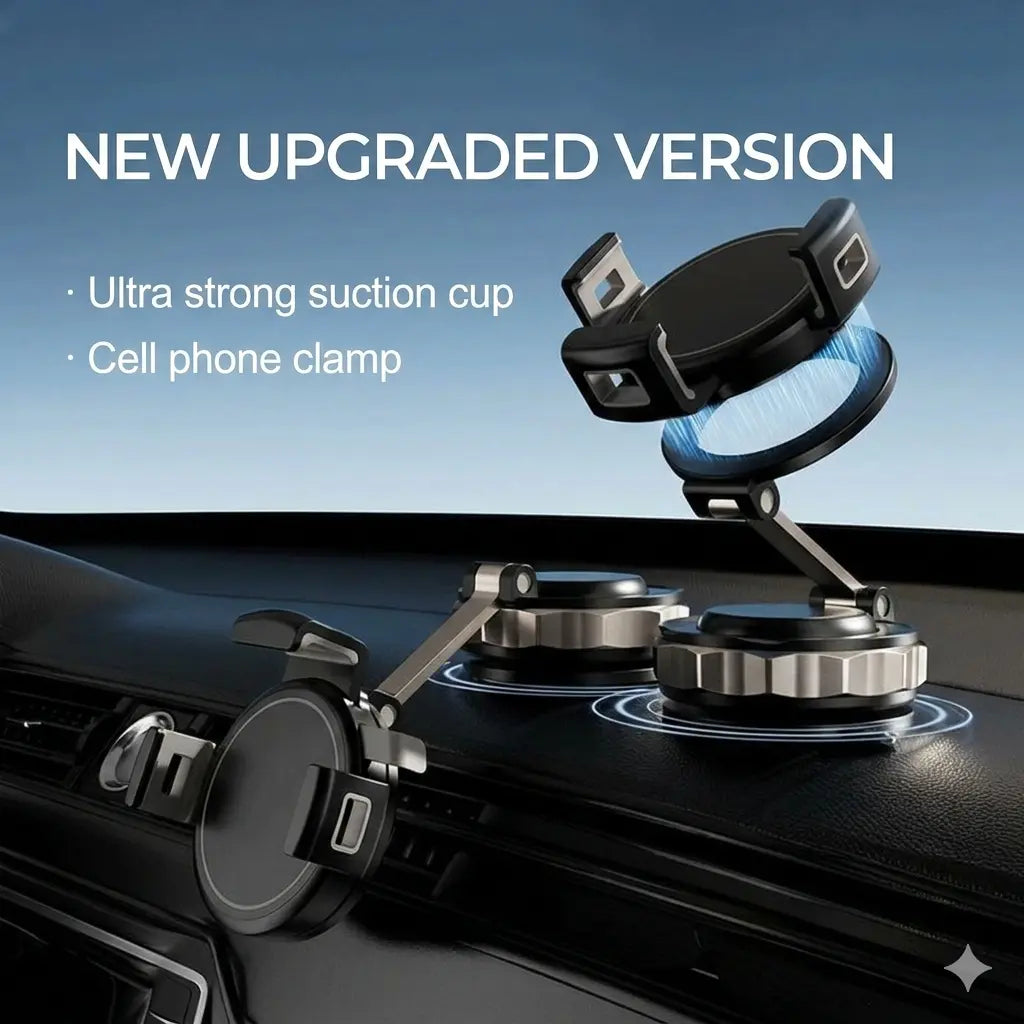 Elevate Your Device Game: Magnetic Phone Holder with 360° Rotation & Sound Feedback - Perfect for Home, Desk, & Car! Compatible with MagSafe, iPhone, Google, Samsung & More!